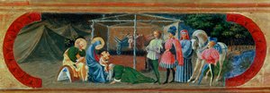 Magiの崇拝。パオロ・ジ・ドーノ（パオロ・ウッチェロ）（1397-1475）の絵画
