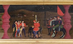 ホストの冒涜のプレデラ、詳細 作： Paolo Uccello
