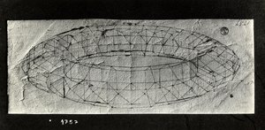 マッツォッキオ」の習作（紙にペンとインク 作： Paolo Uccello