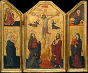 はりつけ、おそらく 1450 年代半ば。 作： Paolo Uccello