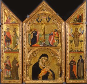 携帯用祭壇、1335年頃 作： Paolo Veneziano