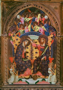 聖母の戴冠式 パオロ・ヴェネチアーノ（1320-1362年活躍）の絵画 ヴェネツィア、アカデミア美術館蔵