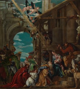 王家の礼拝、1573 作： Paolo Veronese
