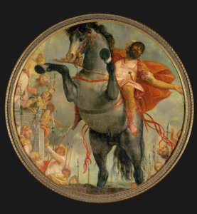 マーカス・カーティウスの犠牲者の死 作： Paolo Veronese