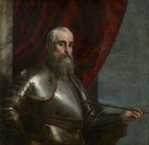 1571年頃のアゴスティーノバルバリゴの肖像。 作： Paolo Veronese