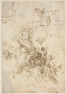 アドニスの誕生と死のスケッチ 作： Paolo Veronese