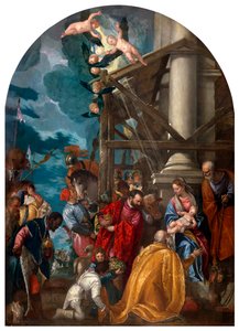 賢者の礼拝。 作： Paolo Veronese
