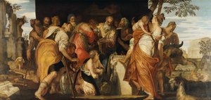 ダビデの油絵 作： Paolo Veronese