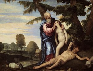イブの創造、157080。 作： Paolo Veronese