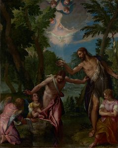 キリストのバプテスマ 作： Paolo Veronese and workshop