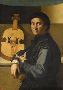 ビオラ奏者の肖像 作： Paolo Zacchia the Elder