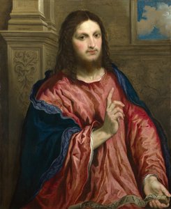 世界の光としてのキリストc。 1550 作： Paris Bordone