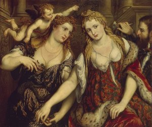 フローラ、ビーナス、マーズ、アモール。 1550年代