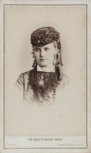 Christine Nilsson 1843-1921の肖像。