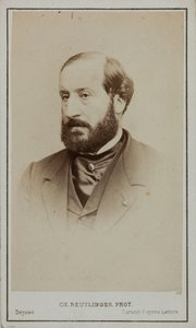 エミール・オージェの肖像 1820-1889。