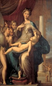 ジロラモ・フラ・マッツォーラ(PARMIGIANINO)作「長い首の聖母