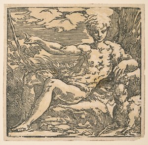 荒野の洗礼者聖ヨハネ 作： Parmigianino