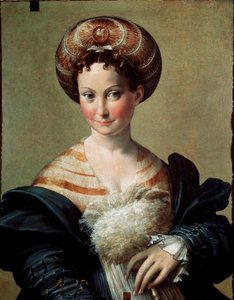 お気に入りのトルコ人奴隷 フランチェスコ・マッツォーラの絵画 イル・パルミジャニーノ（1503-1540） 1530年頃 日。67x53 cm パルマ、ガレリア・ナツィオナーレ 作： Parmigianino
