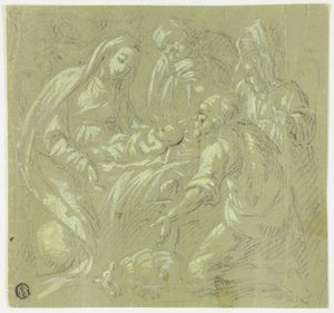 羊飼いの礼拝 作： Parmigianino
