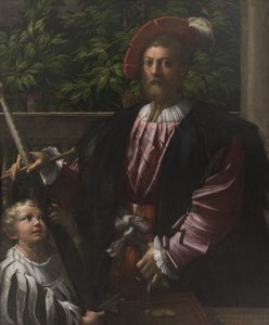 ロレンツォ・サイボの肖像 作： Parmigianino