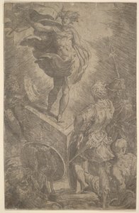 復活、16世紀初頭。 作： Parmigianino