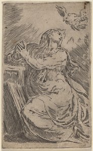 受胎告知 作： Parmigianino