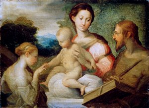 聖カタリナの神秘的な結婚、1520年代後半