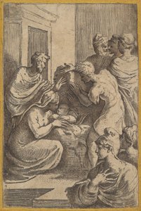 キリスト降誕、16世紀。 作： Parmigianino