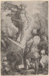 キリストの復活 作： Parmigianino