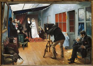 カメラマンの家での結婚式 作： Pascal Adolphe Jean Dagnan Bouveret