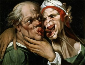 似顔絵（キャンバスに油彩） 作： Passarotti Passarotti