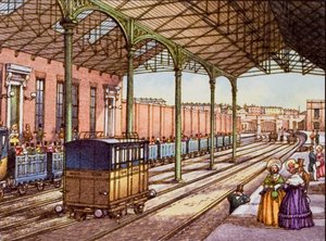 1837年のユーストン駅
