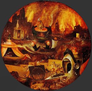 地獄、1545年頃 作： Patinier