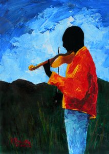山へのブルーノート、2008 作： Patricia Brintle