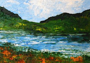 Limbe pastorale、2016（アーティストボードにアクリル） 作： Patricia Brintle