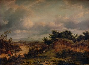 荒れた道、1826 作： Patrick Nasmyth