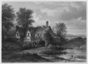 オールドハイドパークにて、バーノンギャラリーの写真より（彫刻作品 作： Patrick Nasmyth