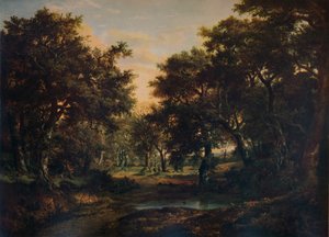 エッジ・オブ・ザ・ウッド、c1824 作： Patrick Nasmyth