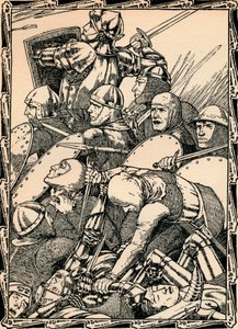 アジャンクールの戦いで、1902 作： Patten Wilson