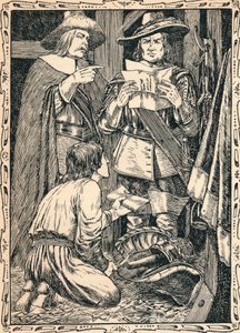 チャールズの最初の対応を見つける、1902 作： Patten Wilson