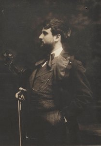 ヴァイオリニストで作曲家のJoan Manén y Planas 1883-1971年の肖像画、1910年頃。 作： Pau Audouard