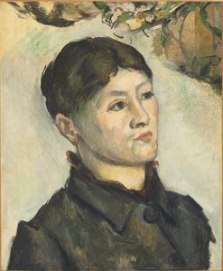 セザンヌ夫人の肖像 作： Paul Cézanne