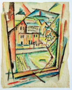 窓の外を見る 作： Paul Adolf Seehaus