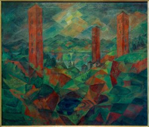 赤い塔 作： Paul Adolf Seehaus