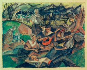 外で休む 作： Paul Adolf Seehaus
