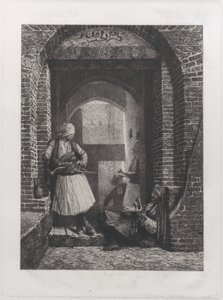 カイロのアーノート衛兵所、1868 年、1868 年。 作： Paul Adolphe Rajon