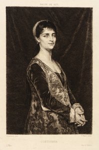 コルティジャーナ 作： Paul Adolphe Rajon
