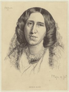 ジョージ・エリオットの肖像 作： Paul Adolphe Rajon