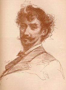 ウィスラーの肖像、1880年1903- 1904年。 作： Paul Adolphe Rajon