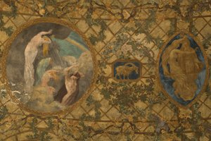 革命暦の月：プルヴィオーズ、1909年から1910年の間（建築装飾） 作： Paul Albert Baudouin